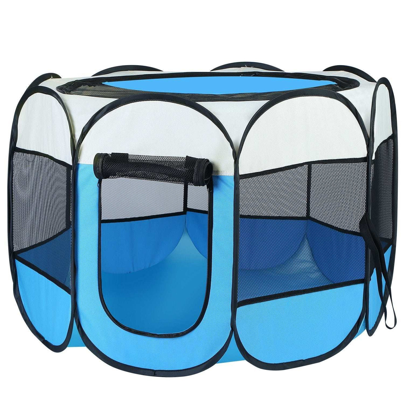Portable Foldable Pet Tent - 8-Panel Exercise Pen