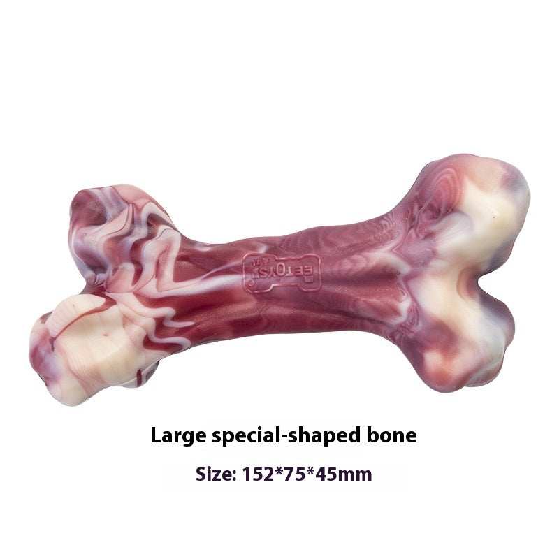 Bite-Resistant Dog Chew Toy - Medium Large Dogs Beef Flavor Dental Health
