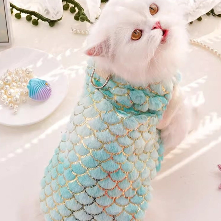 Mermaid Magic - Plush Top for Stylish Pets