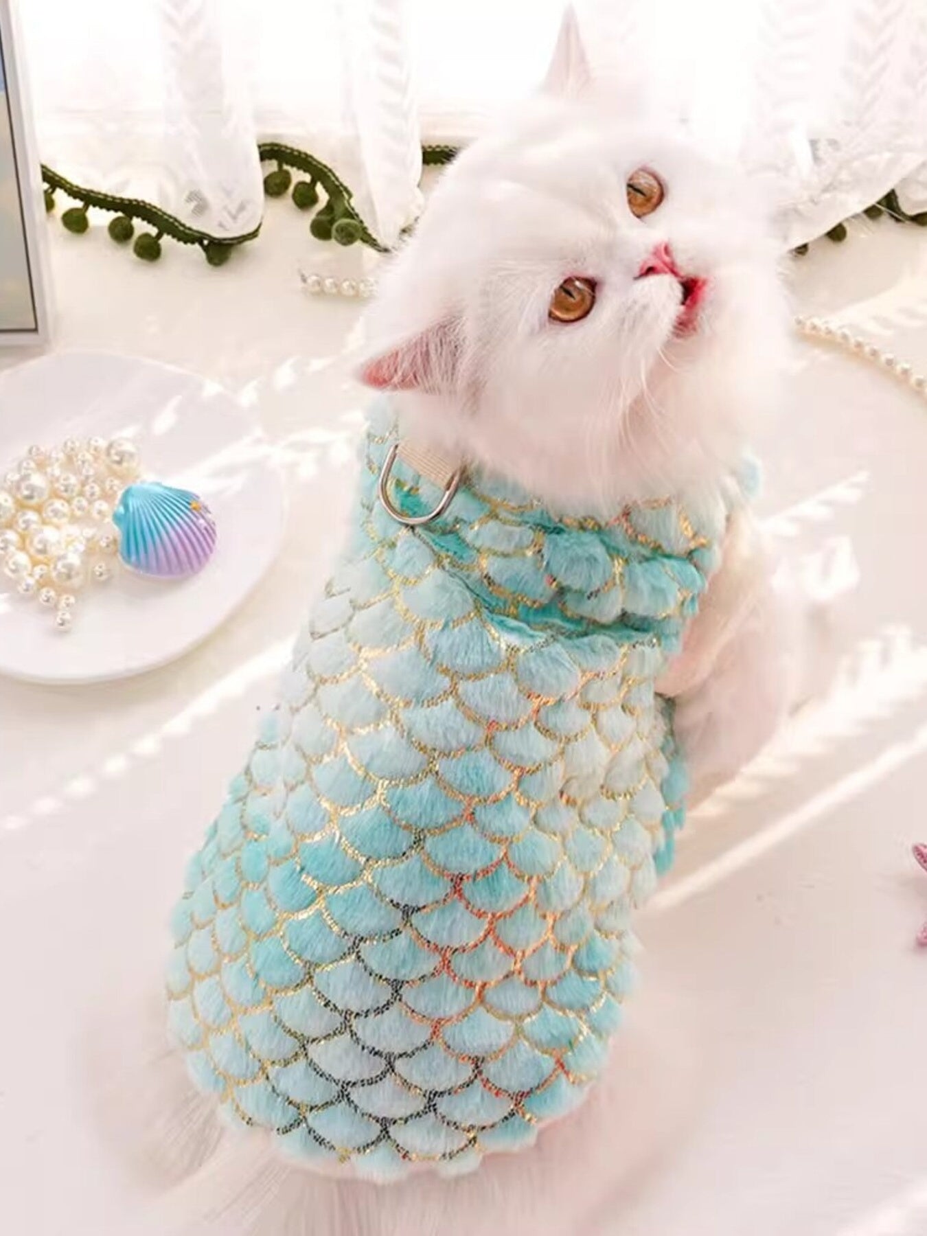 Mermaid Magic - Plush Top for Stylish Pets