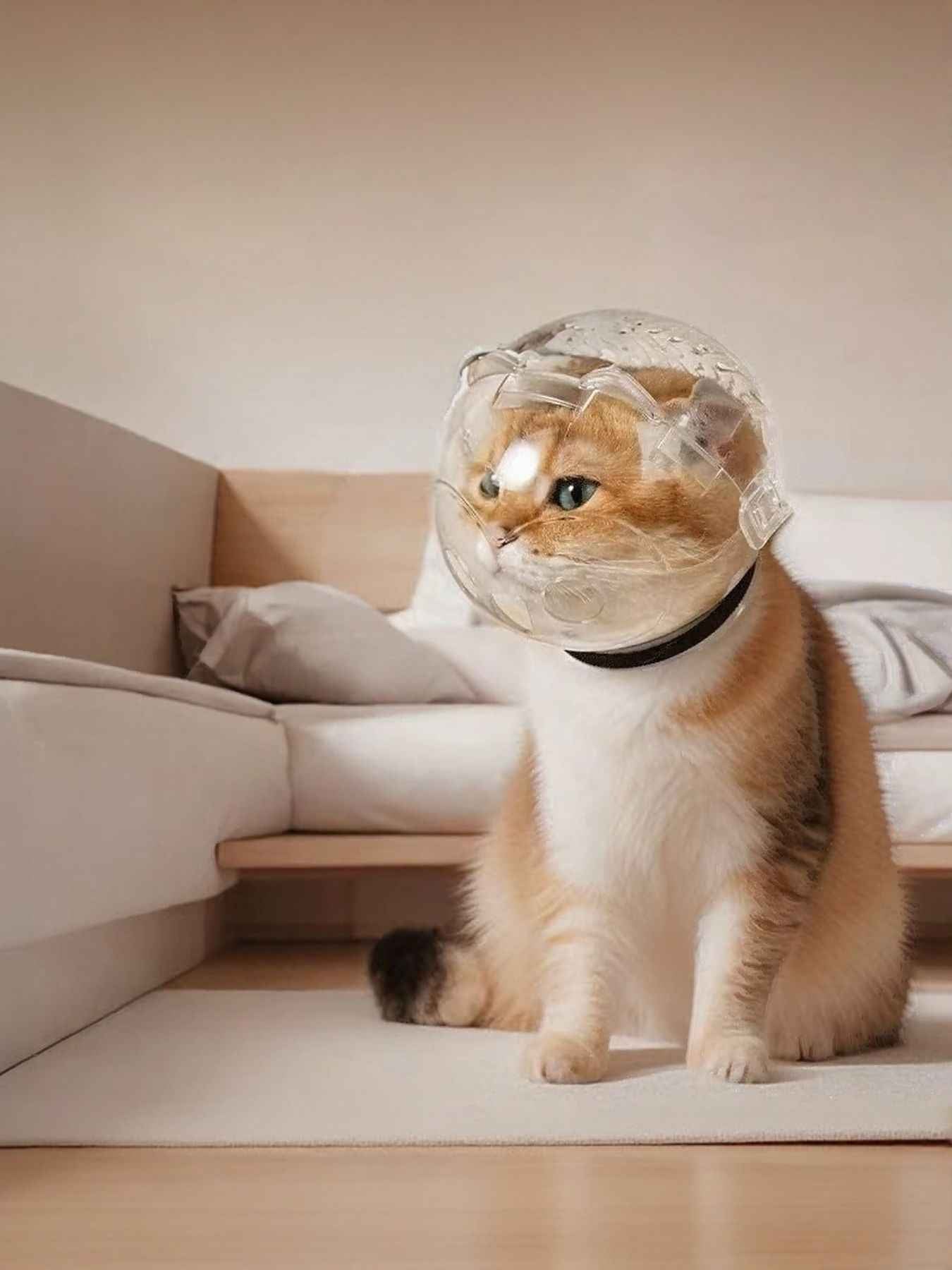 Clear Shield - Anti-Bite Pet Spherical Head Cover