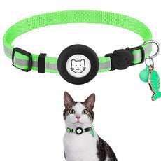Apple Air Tag Tracker Protective Cover Anti-missing Pet Positioning Reflective Cat Collar