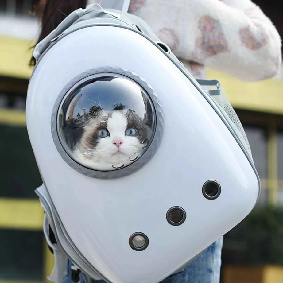 Pet Carrier Backpack - Space Capsule Transparent Bubble