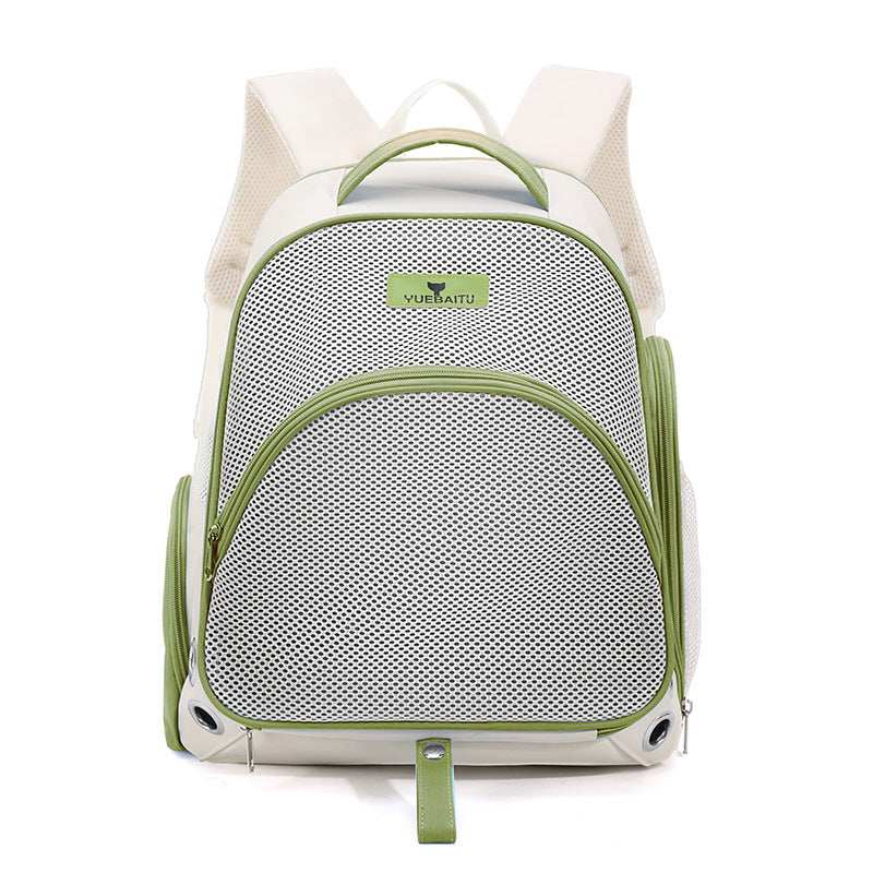 Double Shoulder Backpack Cat Bag Portable Foldable Pet Carrier