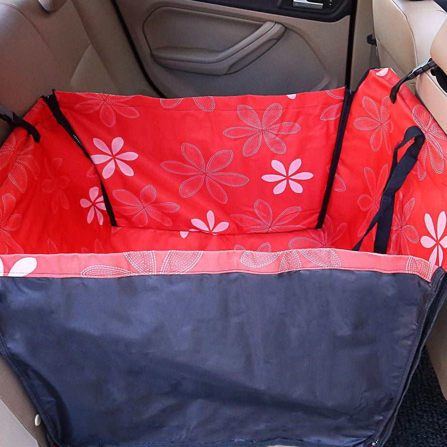 Waterproof Pet Rear Printed Double Layer Car Protection Mat