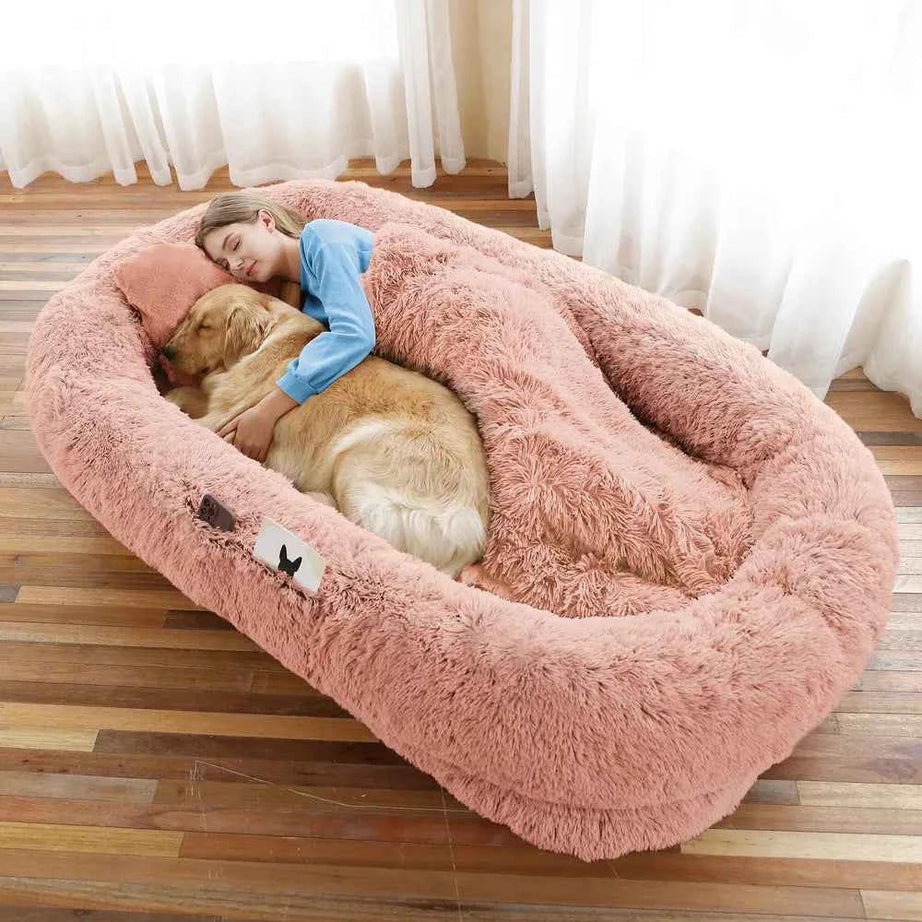 Human Dog Bed - Large Size Fits You And Pets