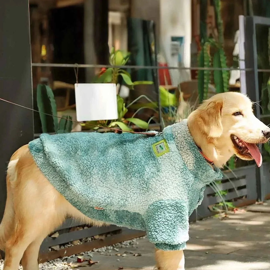 Warm Fleece Pet Sweater - Large Breed Outerwear