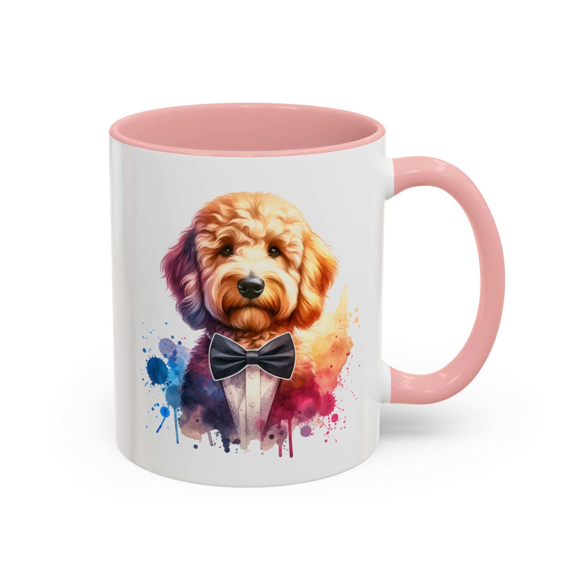 Watercolor Dog Lover Coffee Mug - 11oz & 15oz Accent Mugs for Pet Owners