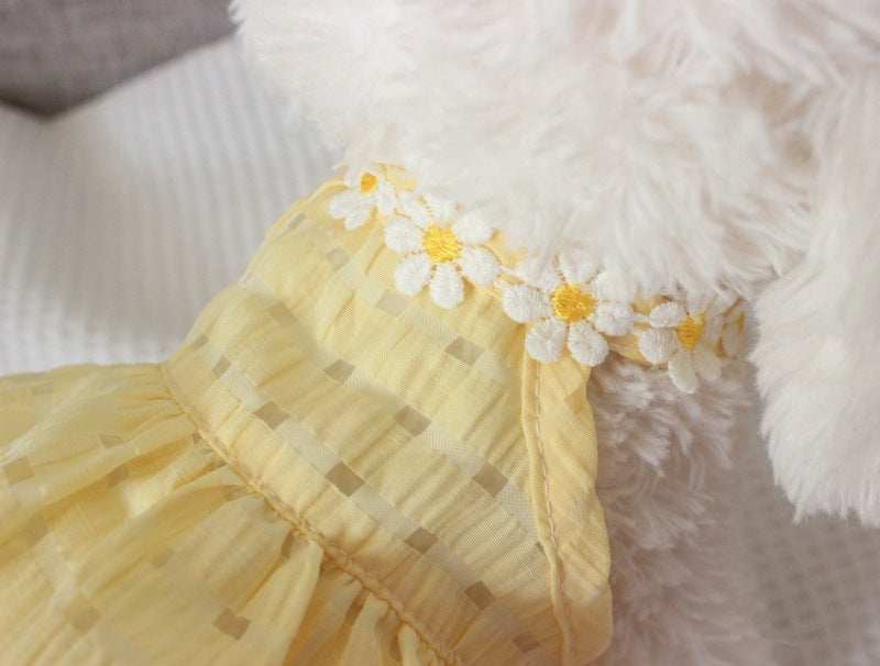Summer Thin Breathable Pet Skirt Dress - Small to X-Large
