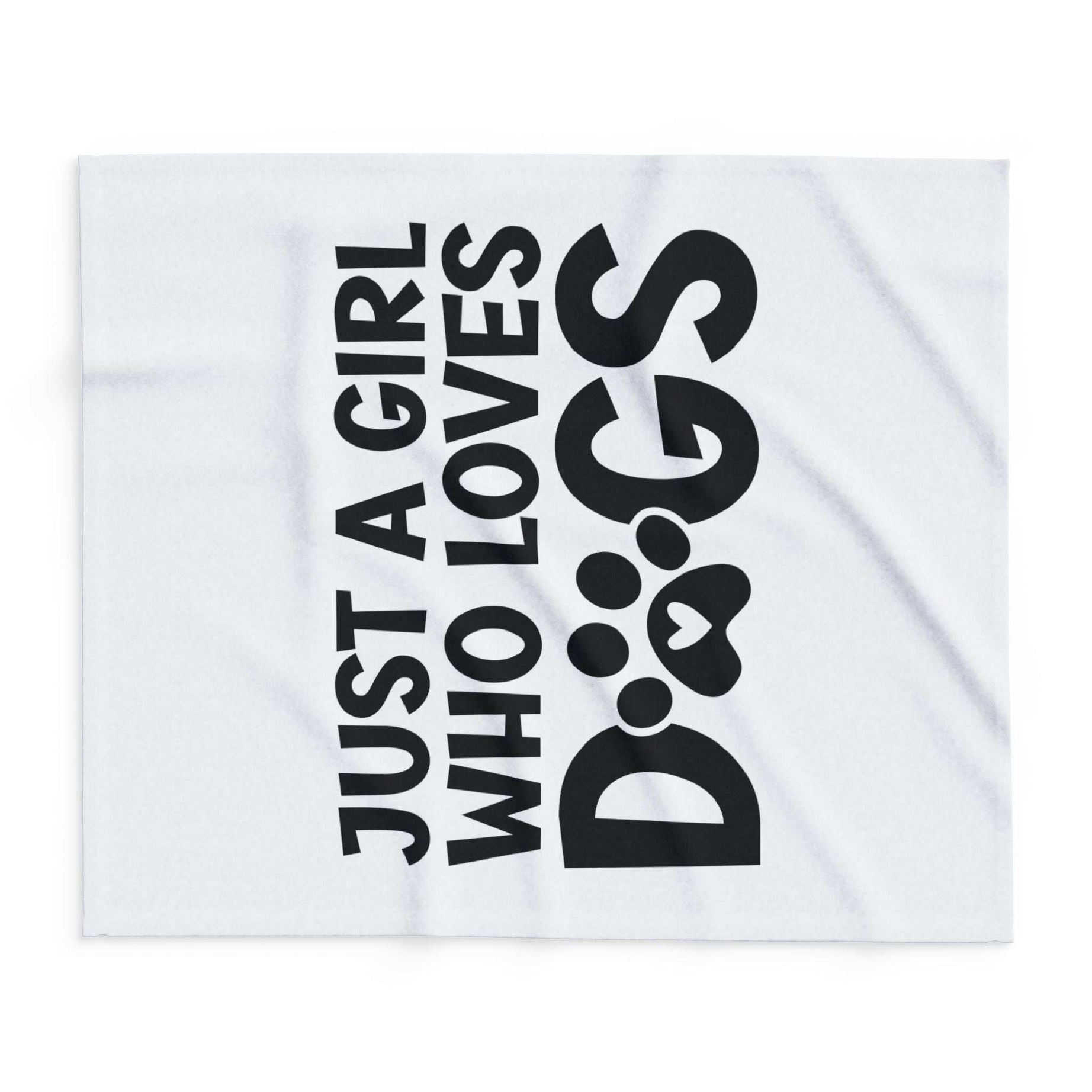Just a Girl Who Loves Dogs - Fleece Blanket