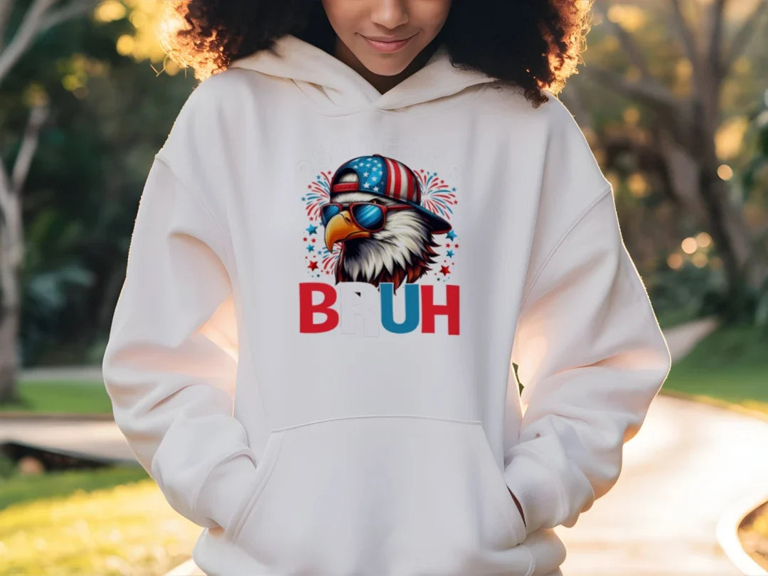Comfort Colors Hoodie - Cool Eagle 250 Years BRUH