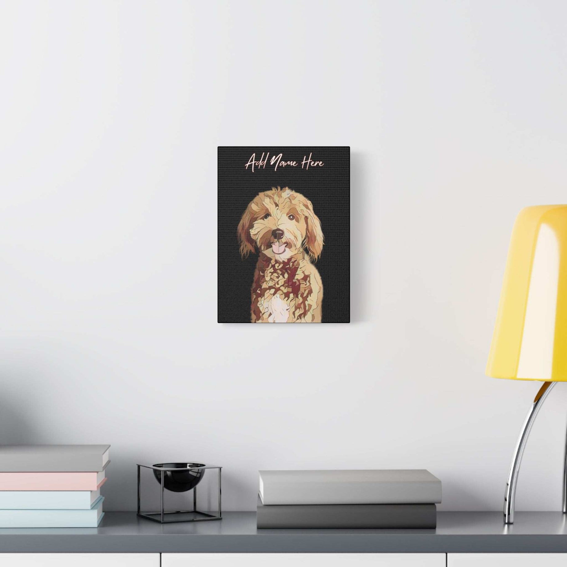Custom Cartoonify Portrait Canvas - Personalized Art for Pet Lovers