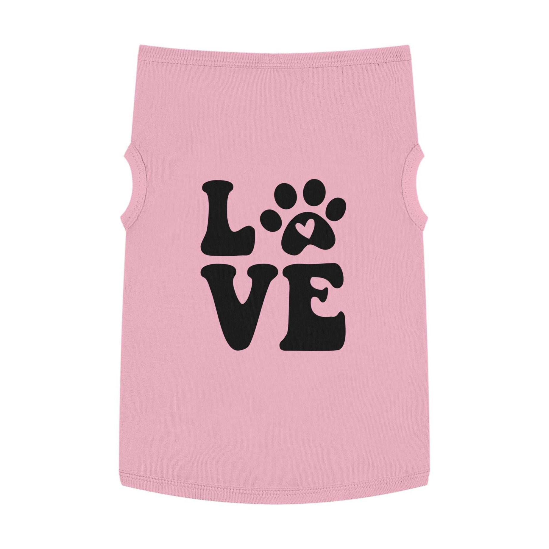 Cute Pet Tank Top - 'Love' Design for Dogs and Cats
