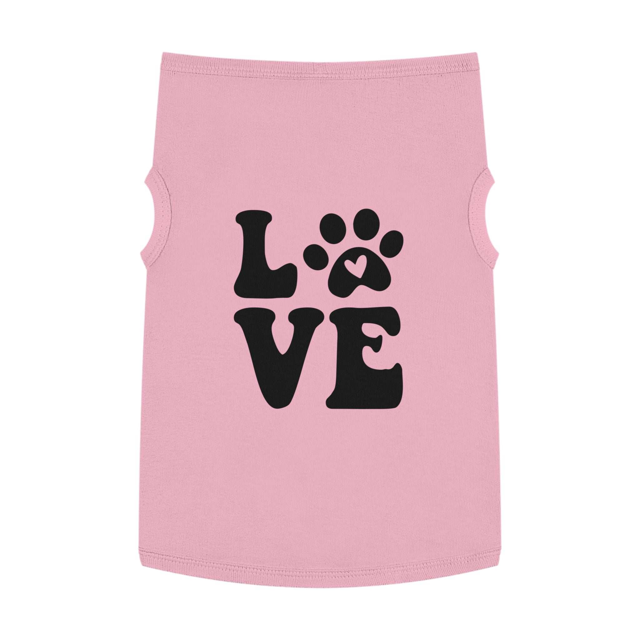 Cute Pet Tank Top - 'Love' Design for Dogs and Cats