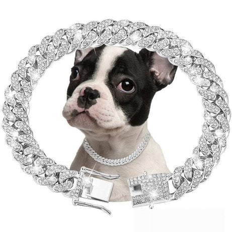 Stylish Cuban Link Chain for Small, Medium, and Large Dogs and Cats