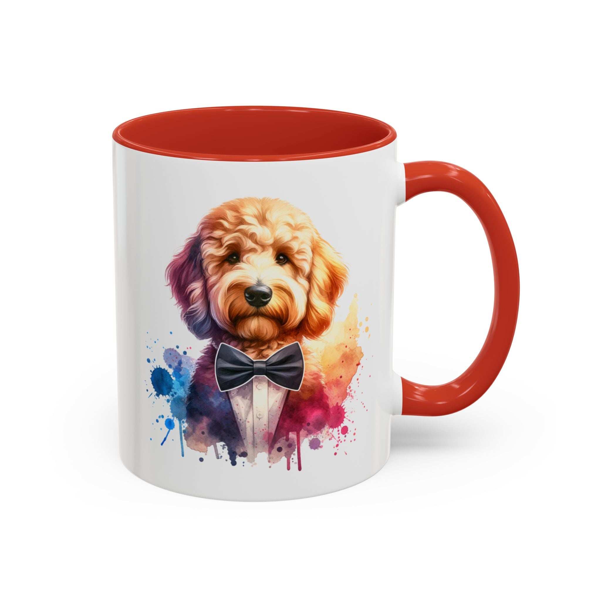 Watercolor Dog Lover Coffee Mug - 11oz & 15oz Accent Mugs for Pet Owners