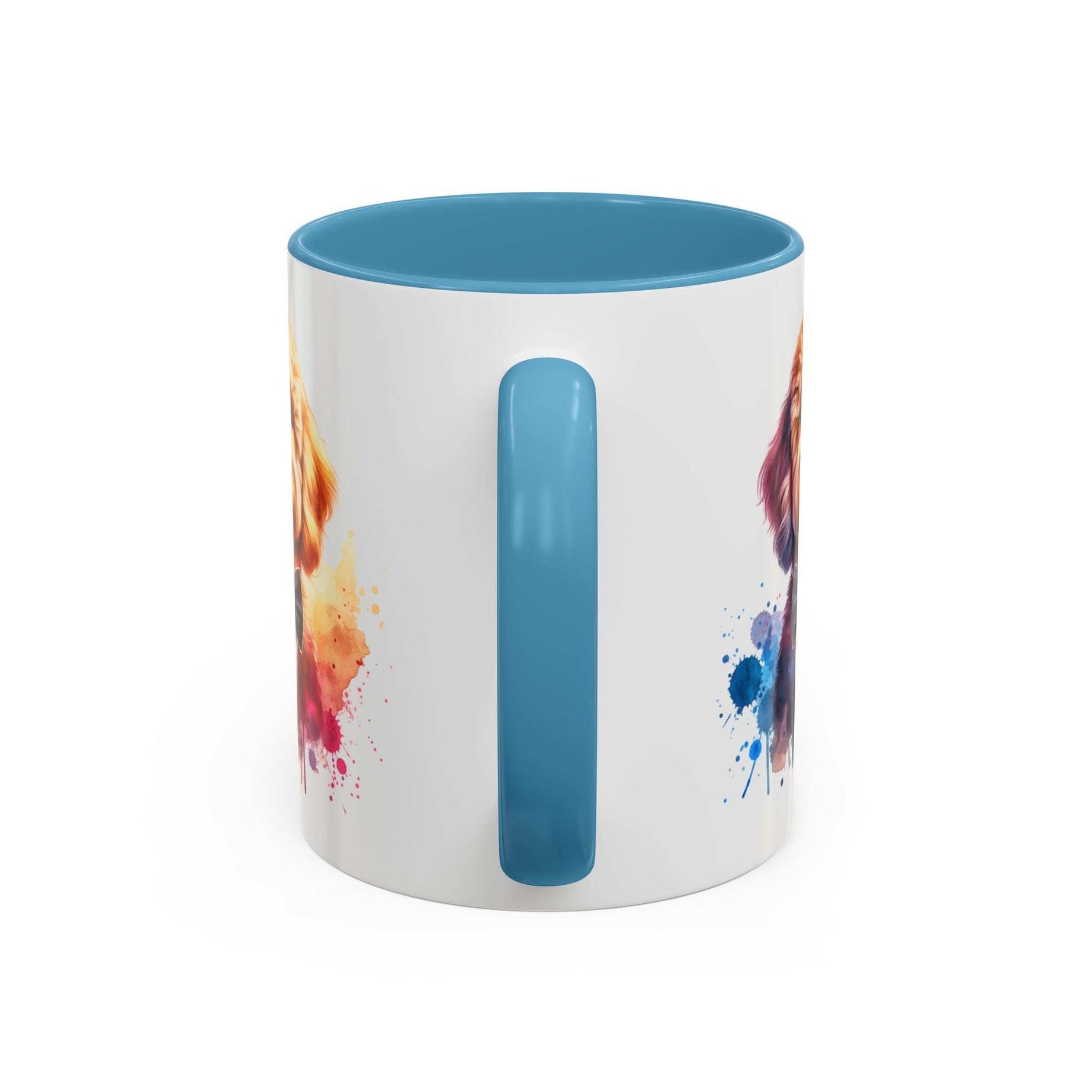 Watercolor Dog Lover Coffee Mug - 11oz & 15oz Accent Mugs for Pet Owners