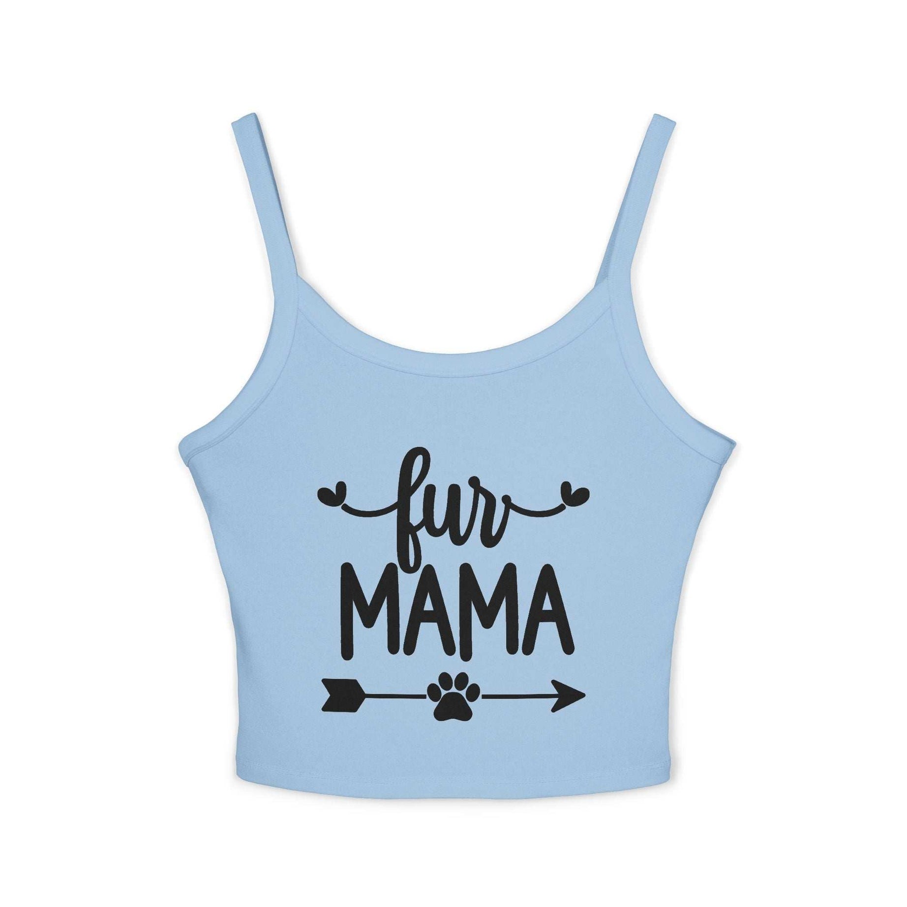 Fur Mama Spaghetti Strap Tank Top - Perfect for Dog Moms