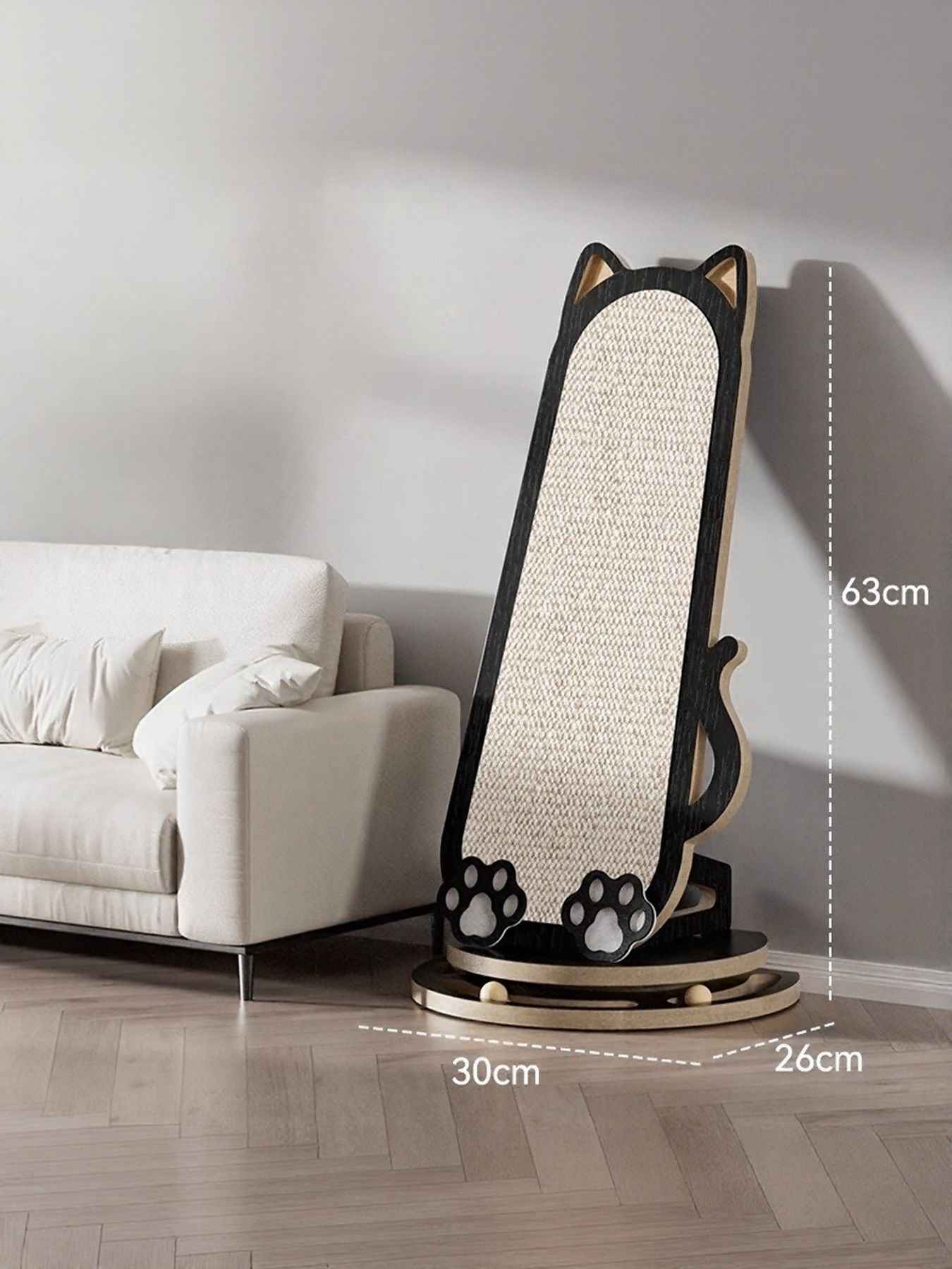 Cat Scratching Post Cat-Shaped - Sisal 8 Style Designs