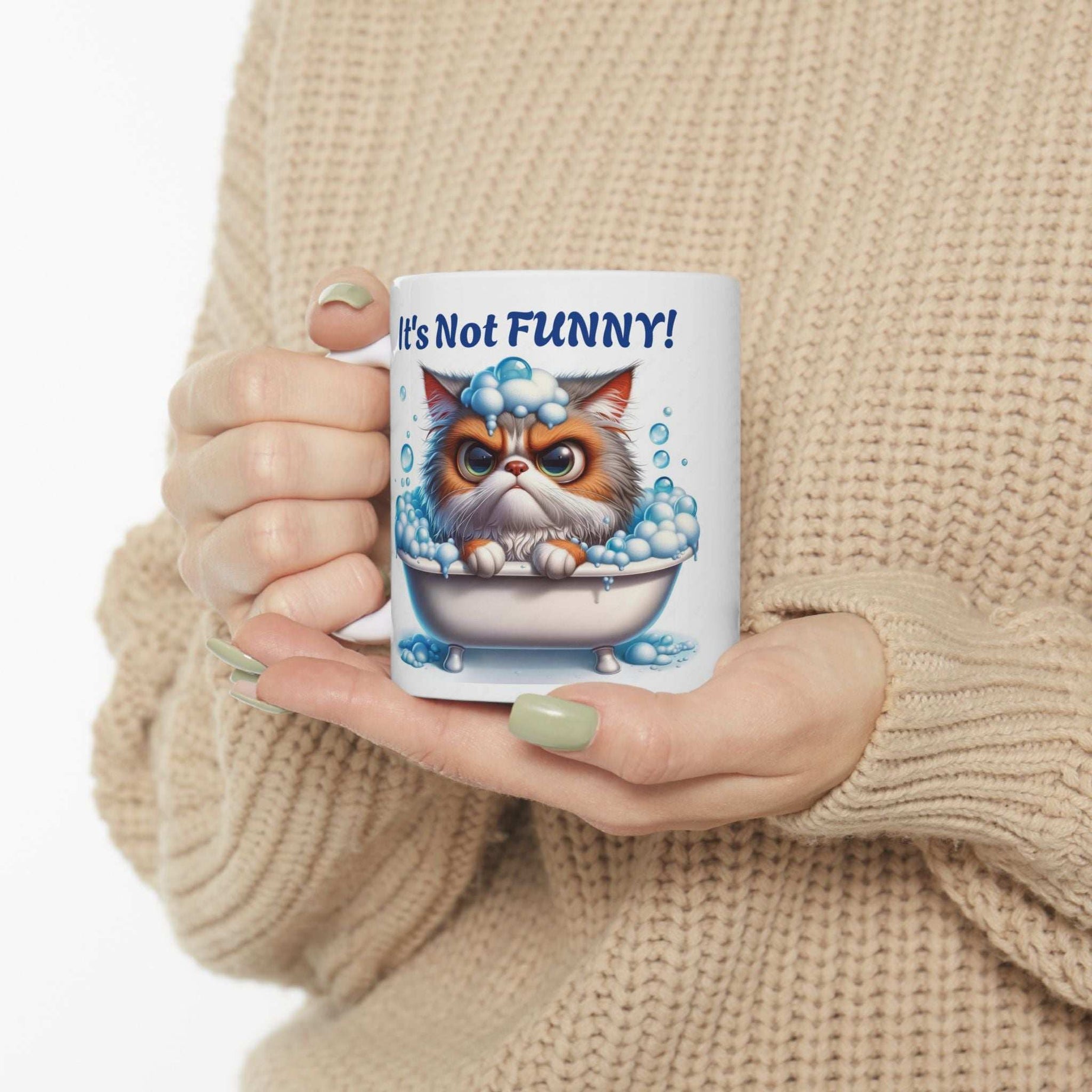 Funny Cat Ceramic Mug - Perfect Gift for Cat Lovers