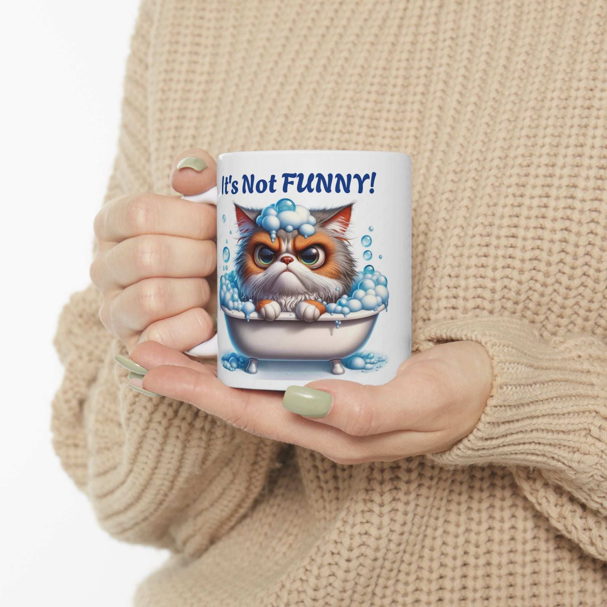 Funny Cat Ceramic Mug - Perfect Gift for Cat Lovers