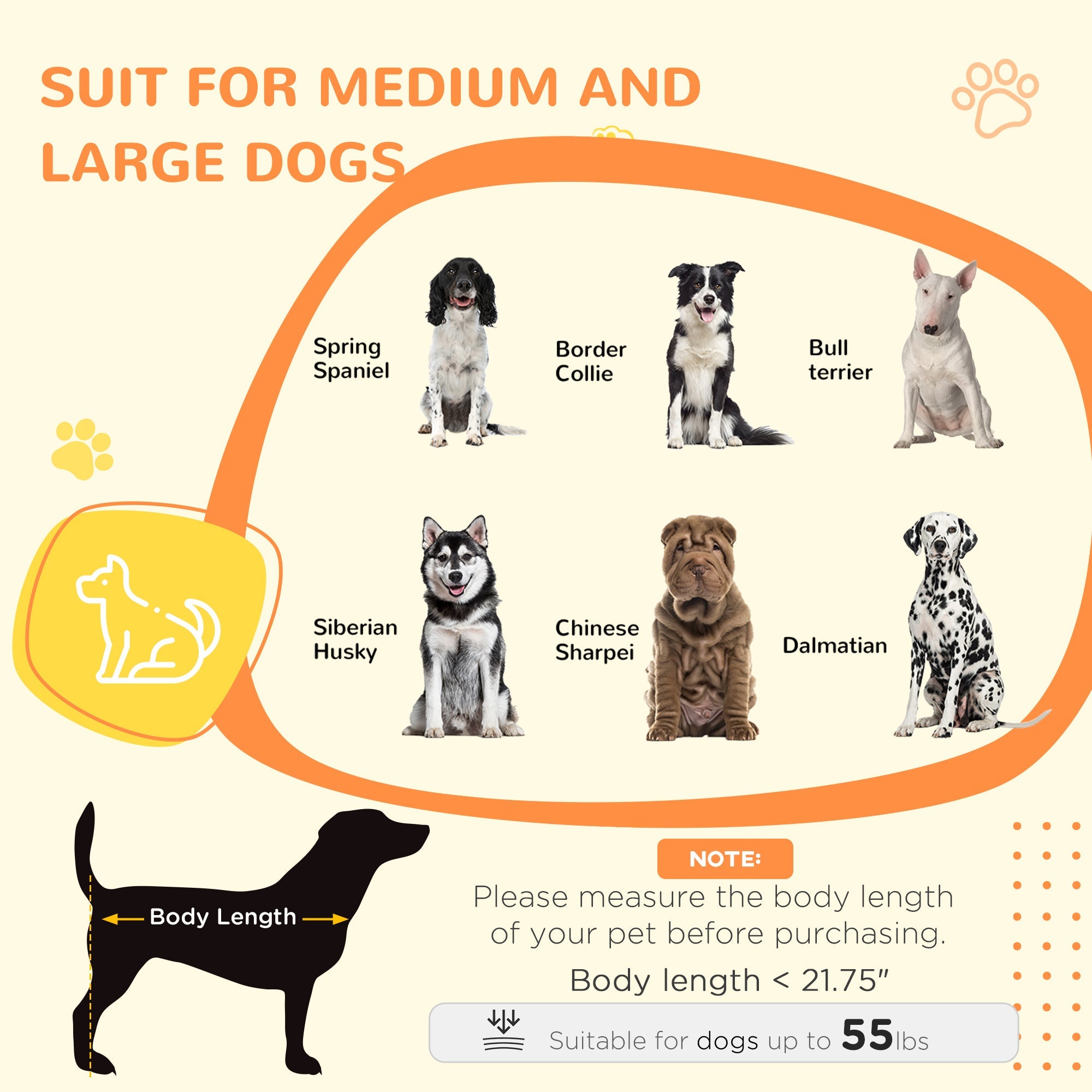 Paws & Storage Crate - 47" Dog Furniture Table