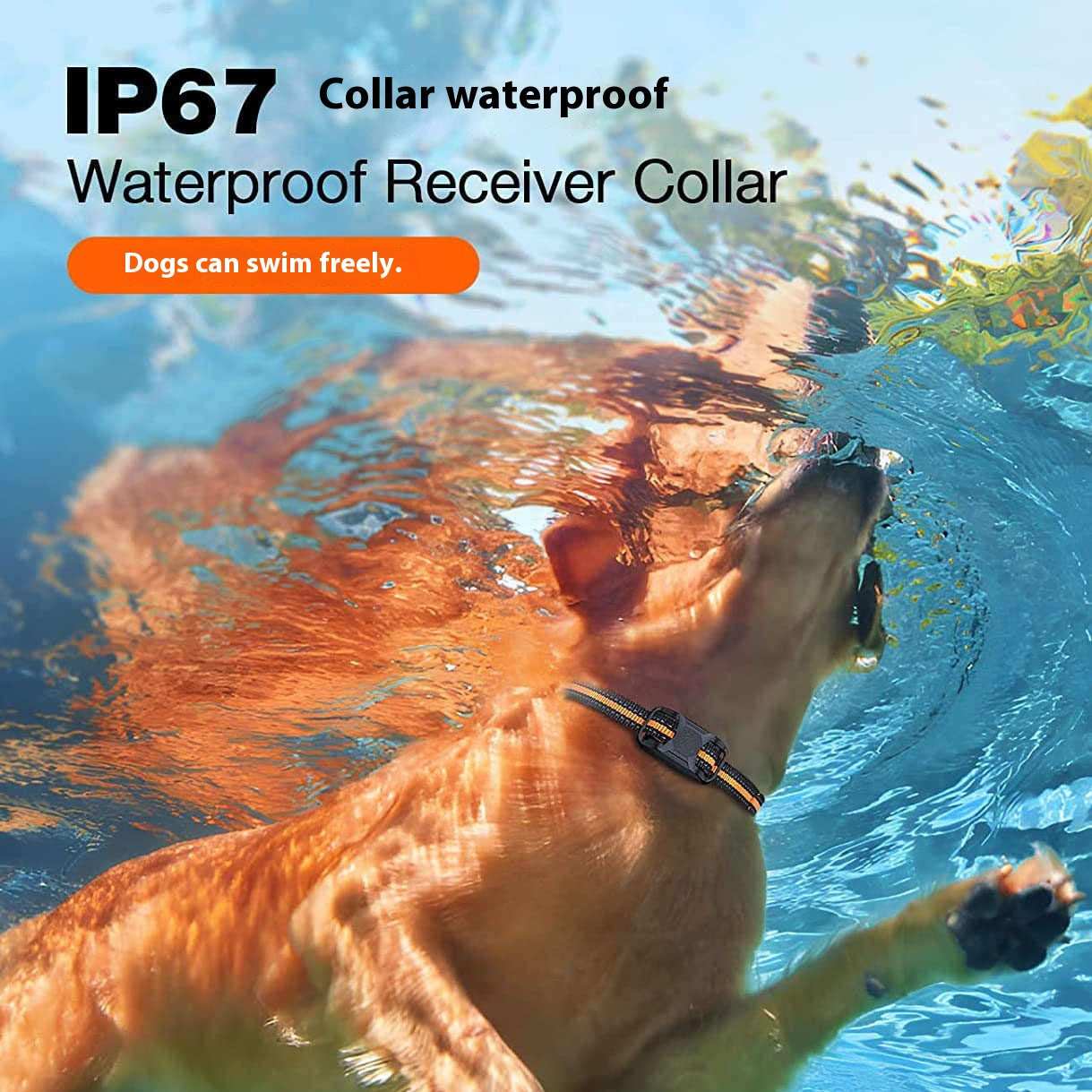 Waterproof Remote Control Bark Stopper Dog Training Electric Shock Collar