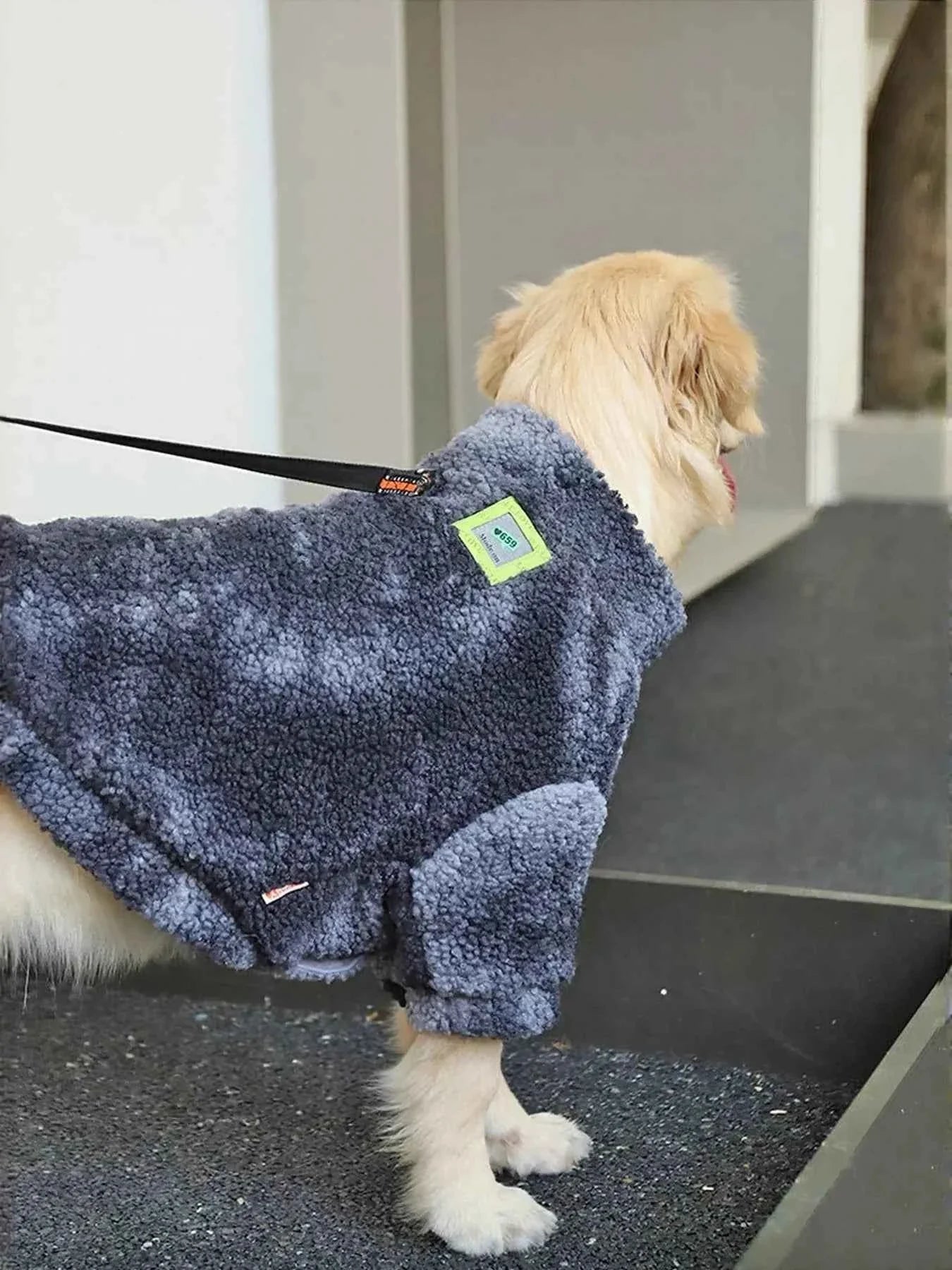 Warm Fleece Pet Sweater - Large Breed Outerwear