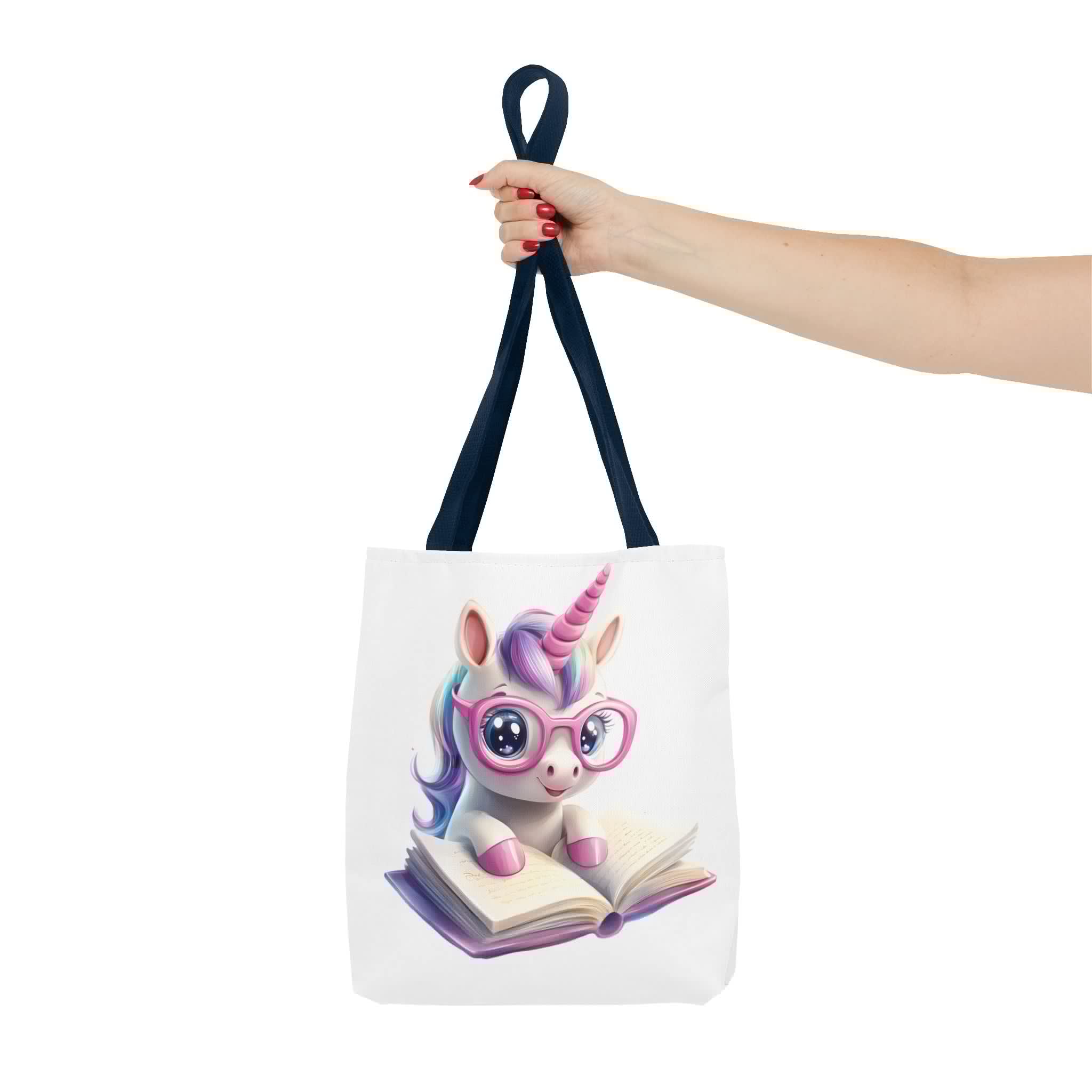 Cute Unicorn Reading Tote Bag - Perfect for Book Lovers