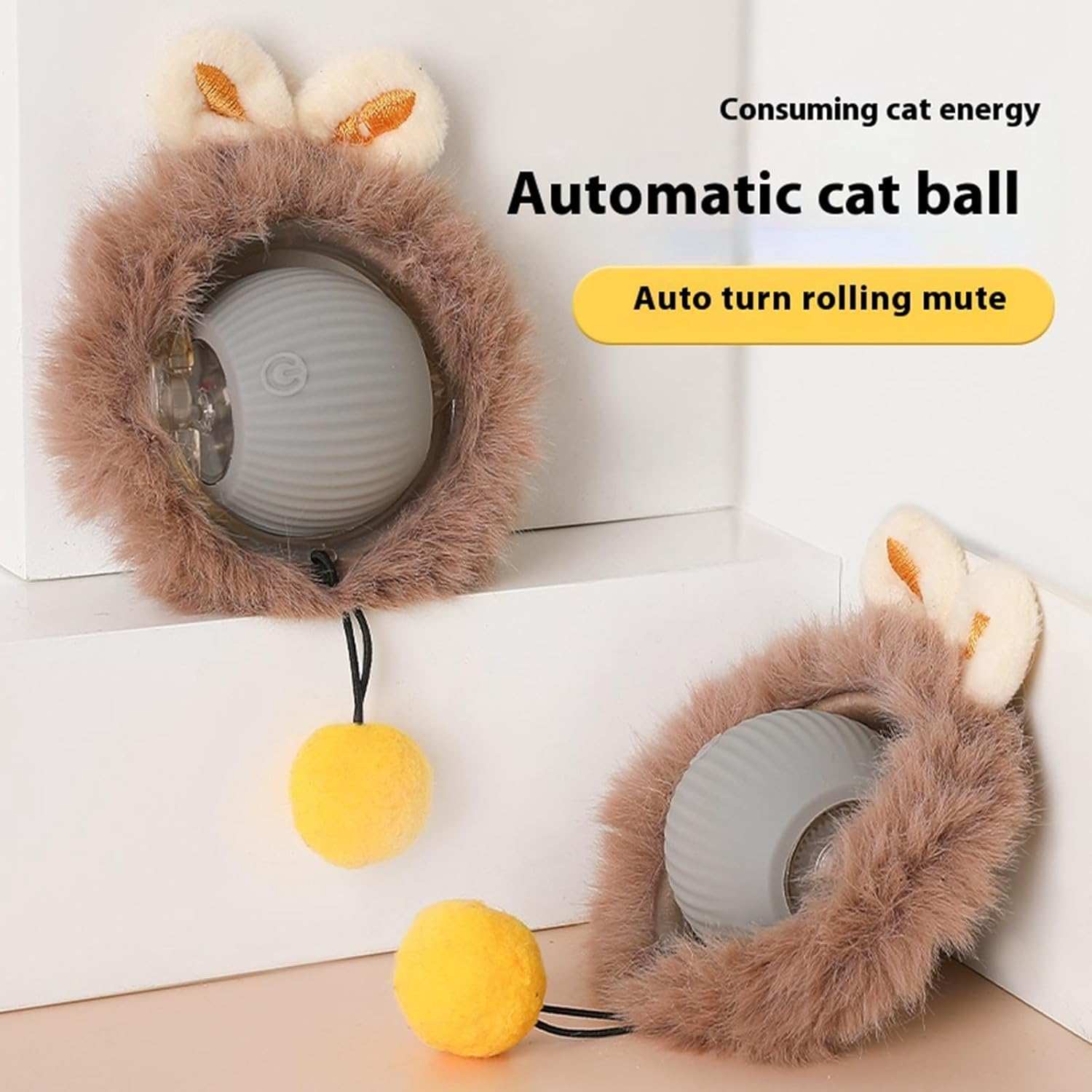 Smart Interactive Rolling Ball - Automatic Pet Toy for Cats & Dogs