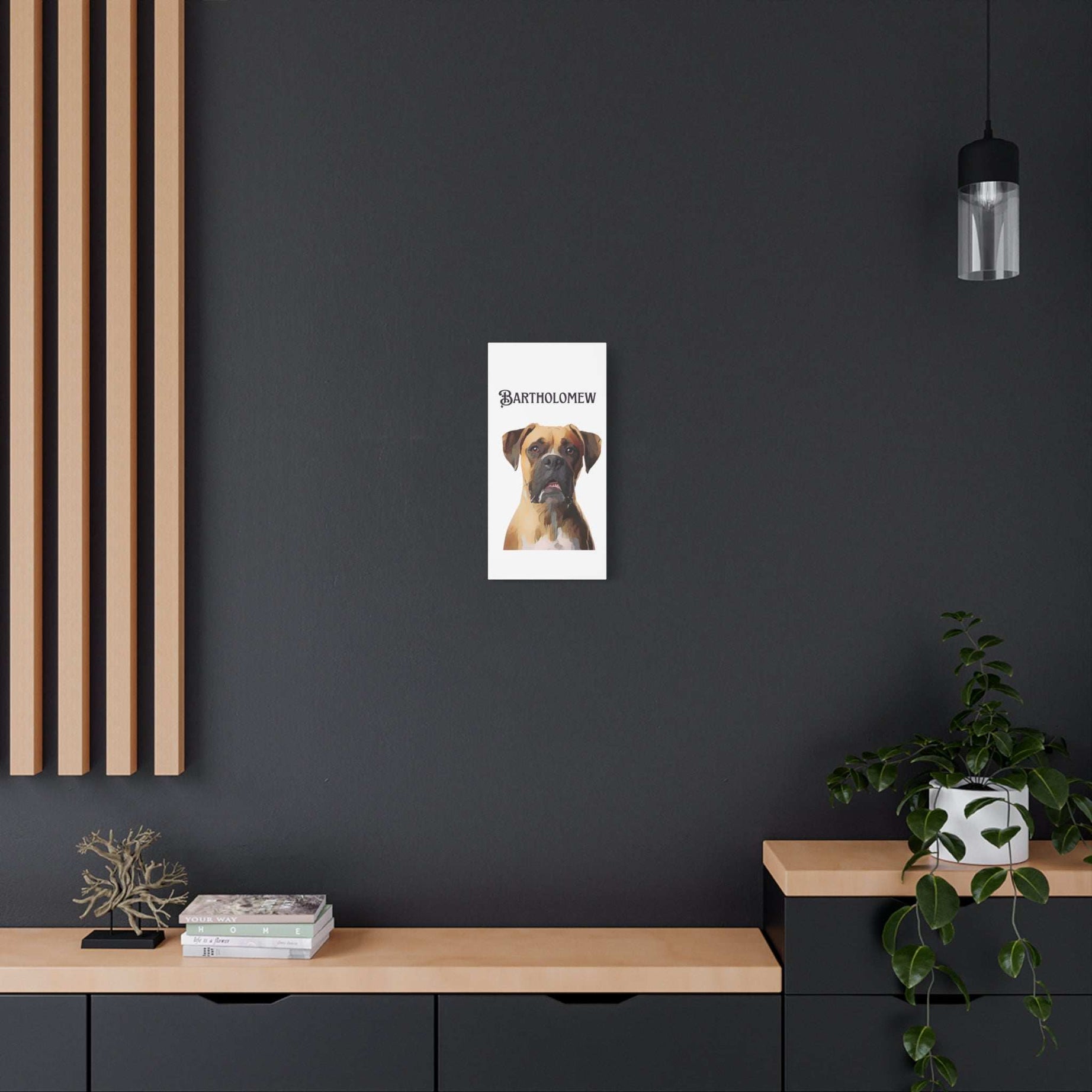 PAW-sonalized White Canvas Print | Upload Photo~Choose size
