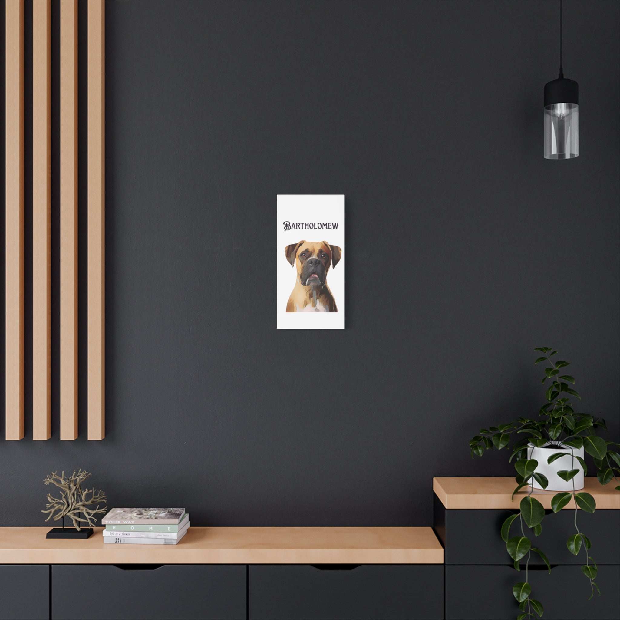 PAW-sonalized White Canvas Print | Upload Photo~Choose size