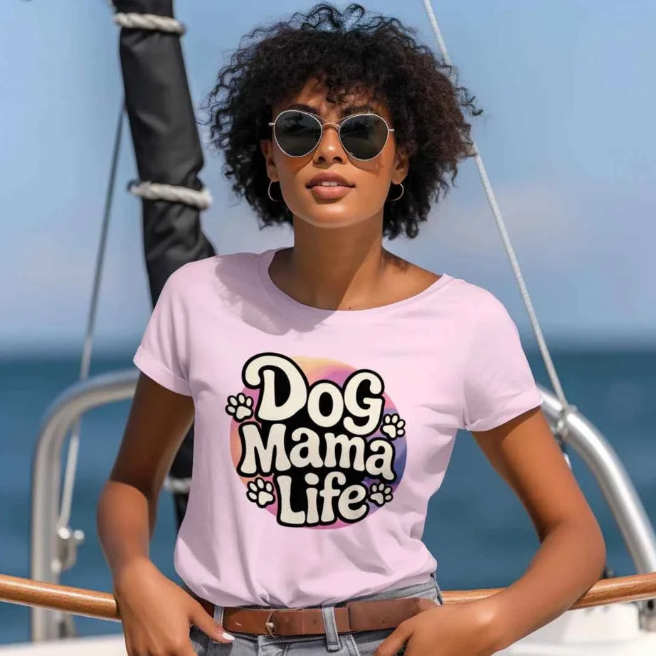 Dog Mama Life T-Shirt - Gildan 100% Preshrunk