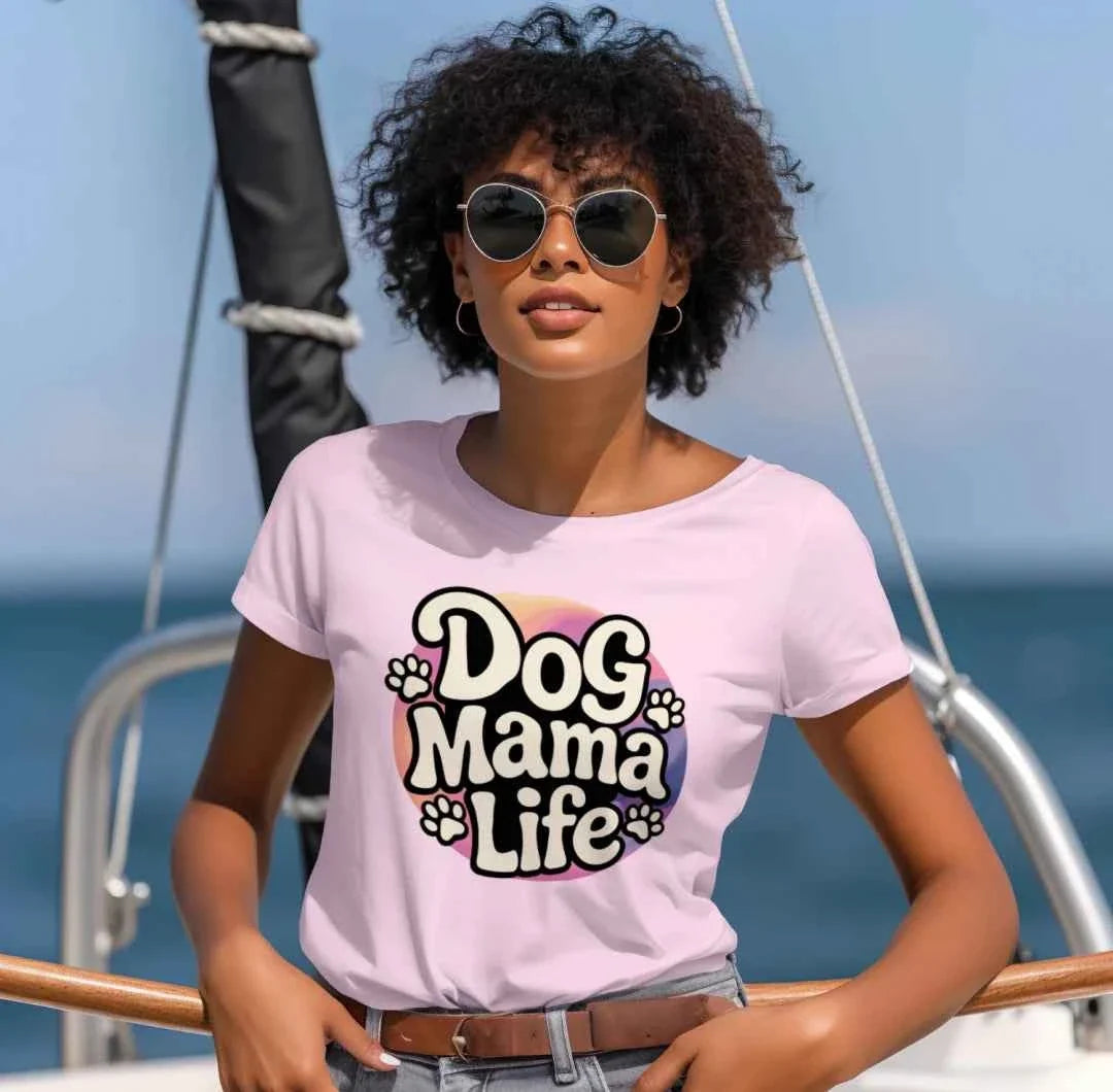 Dog Mama Life T-Shirt - Gildan 100% Preshrunk