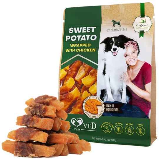 Natural Human Grade Treats  - Sweet Potato with Chicken