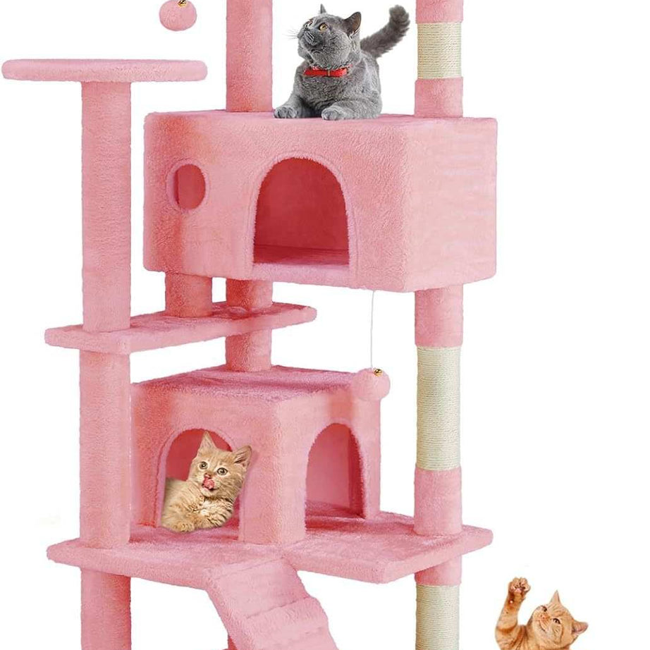 54 Inch Multi-Level Cat Tree Tower