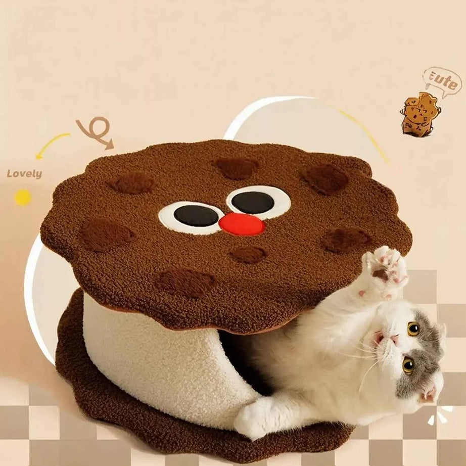 Biscuit Style Pet Nest - Removable Top Section