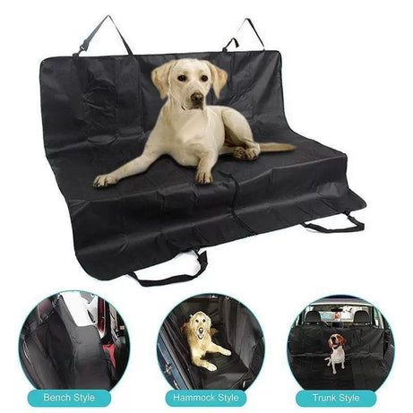Dog Car Seat Cover - Waterproof Back Seat Protector