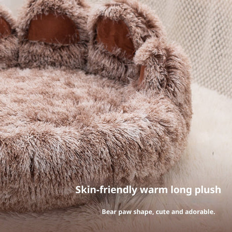 Pet Bed - Round Plush Thickened for Dogs & Cats