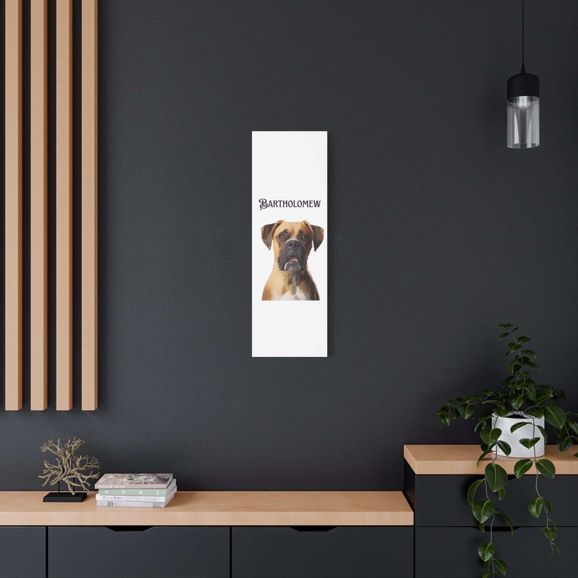PAW-sonalized White Canvas Print | Upload Photo~Choose size