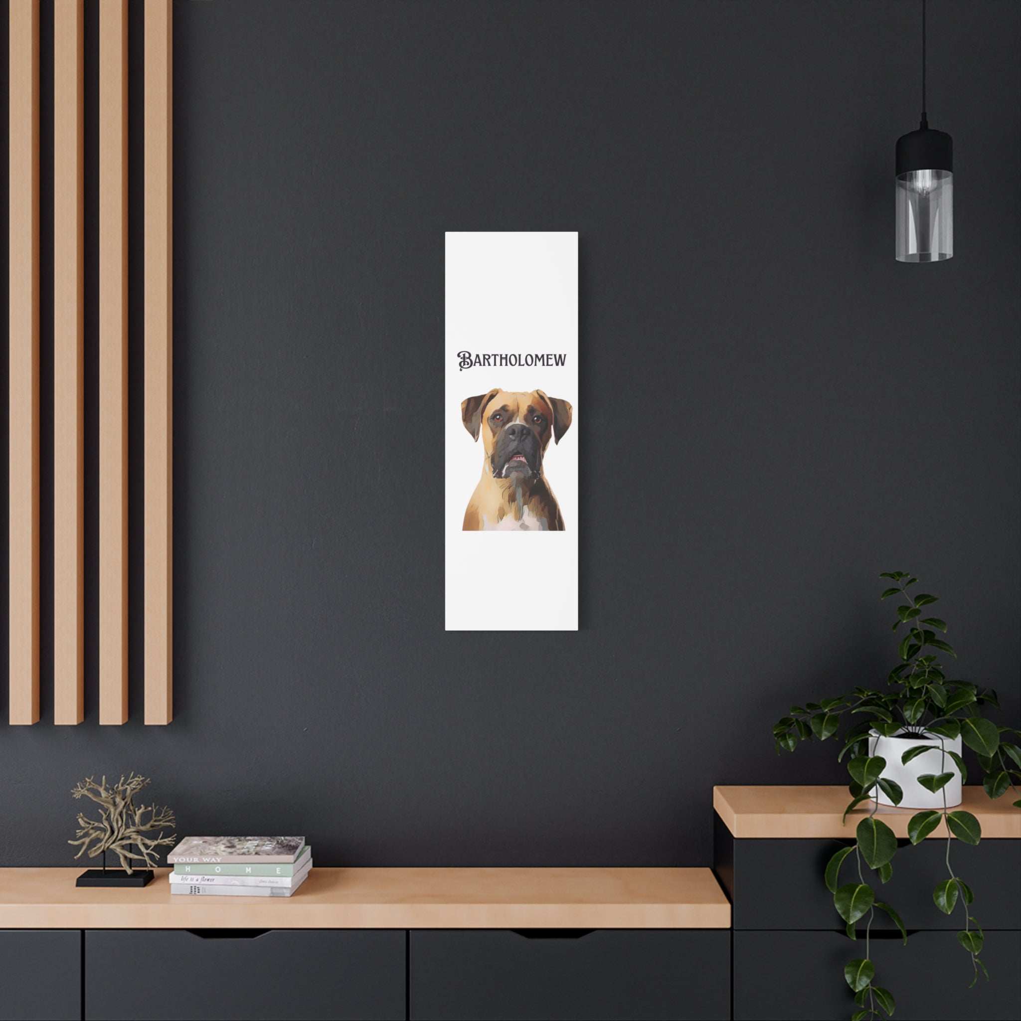PAW-sonalized White Canvas Print | Upload Photo~Choose size