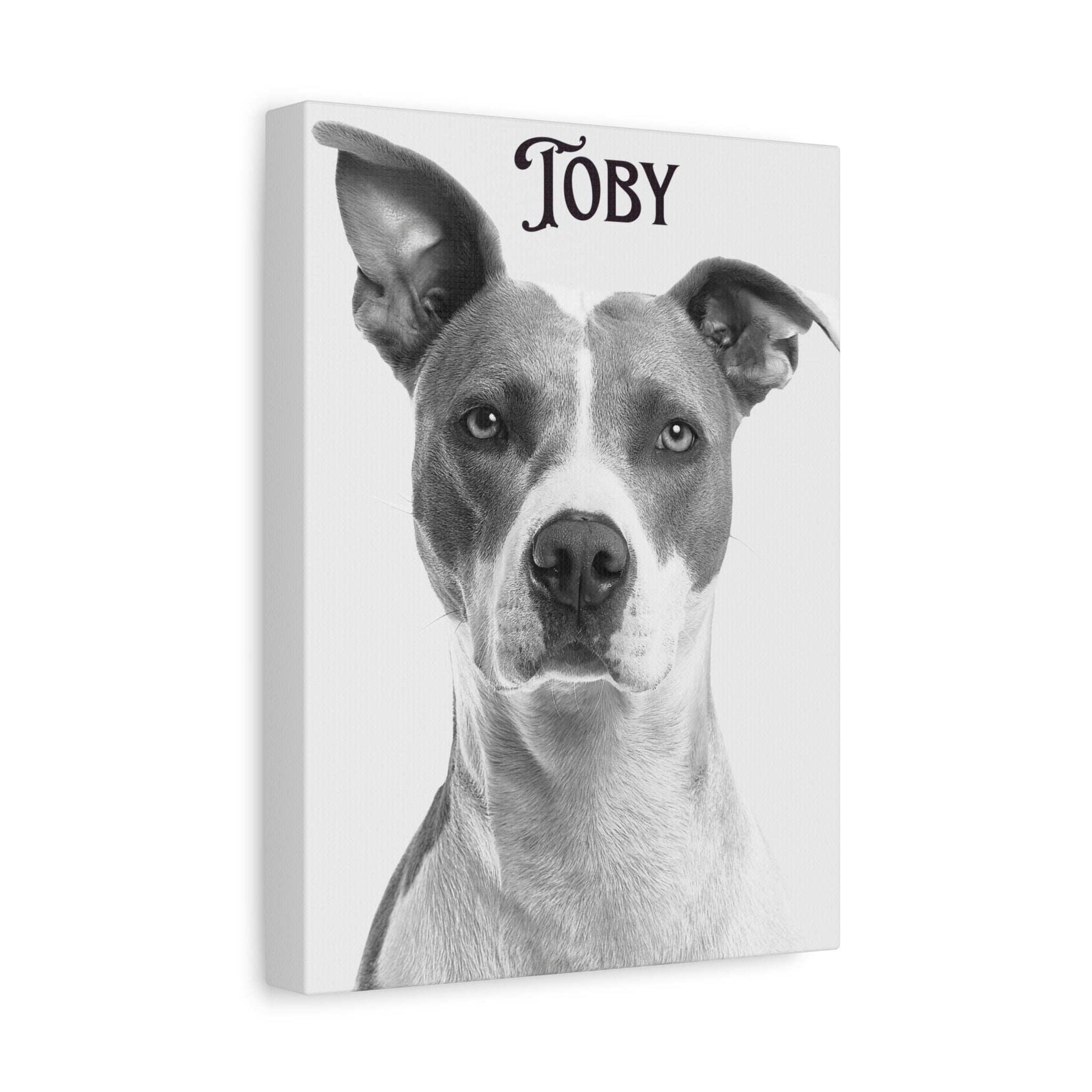 Custom Portrait Photo Canvas Print - Stretched Wall Art for Pet Lovers