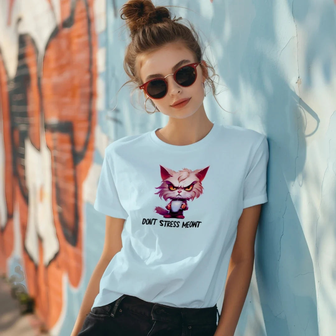 Cat T-Shirt - Stress Meowt Comfort Colors Tee