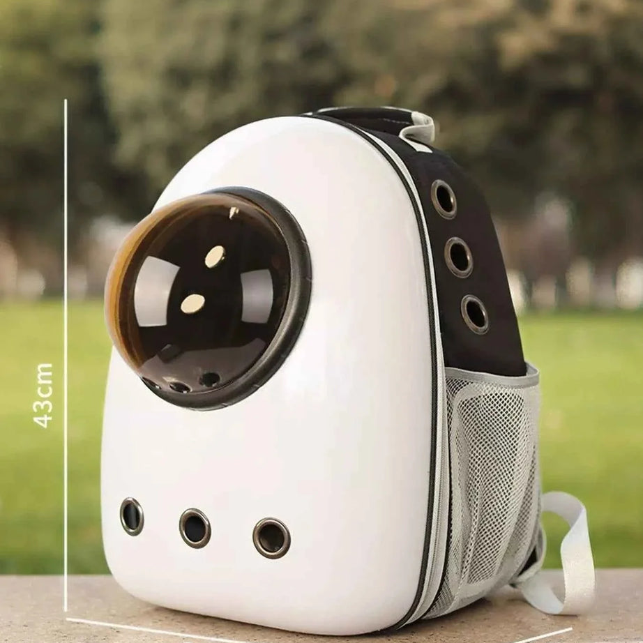 Pet Carrier Backpack - Space Capsule Transparent Bubble