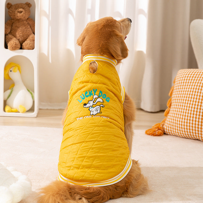 Lucky Dog Quilted Vest - Large Breed Winter Coat