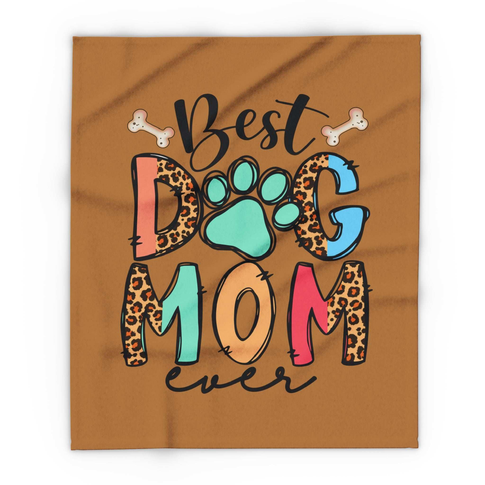 Best Dog Mom Ever Fleece Blanket - Cozy Pet Blankie