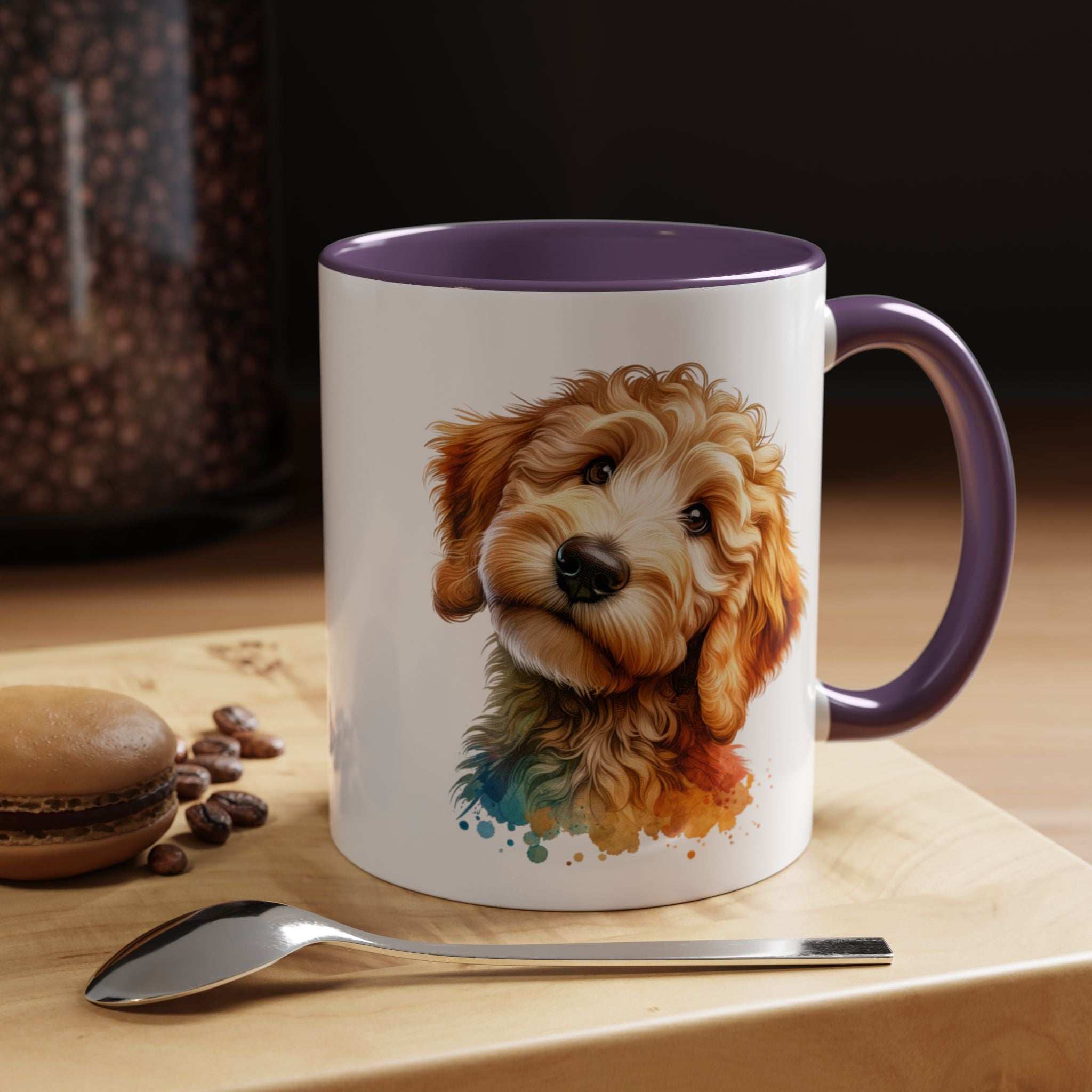 Cute Dog-Themed Accent Coffee Mug - Perfect for Animal Lovers