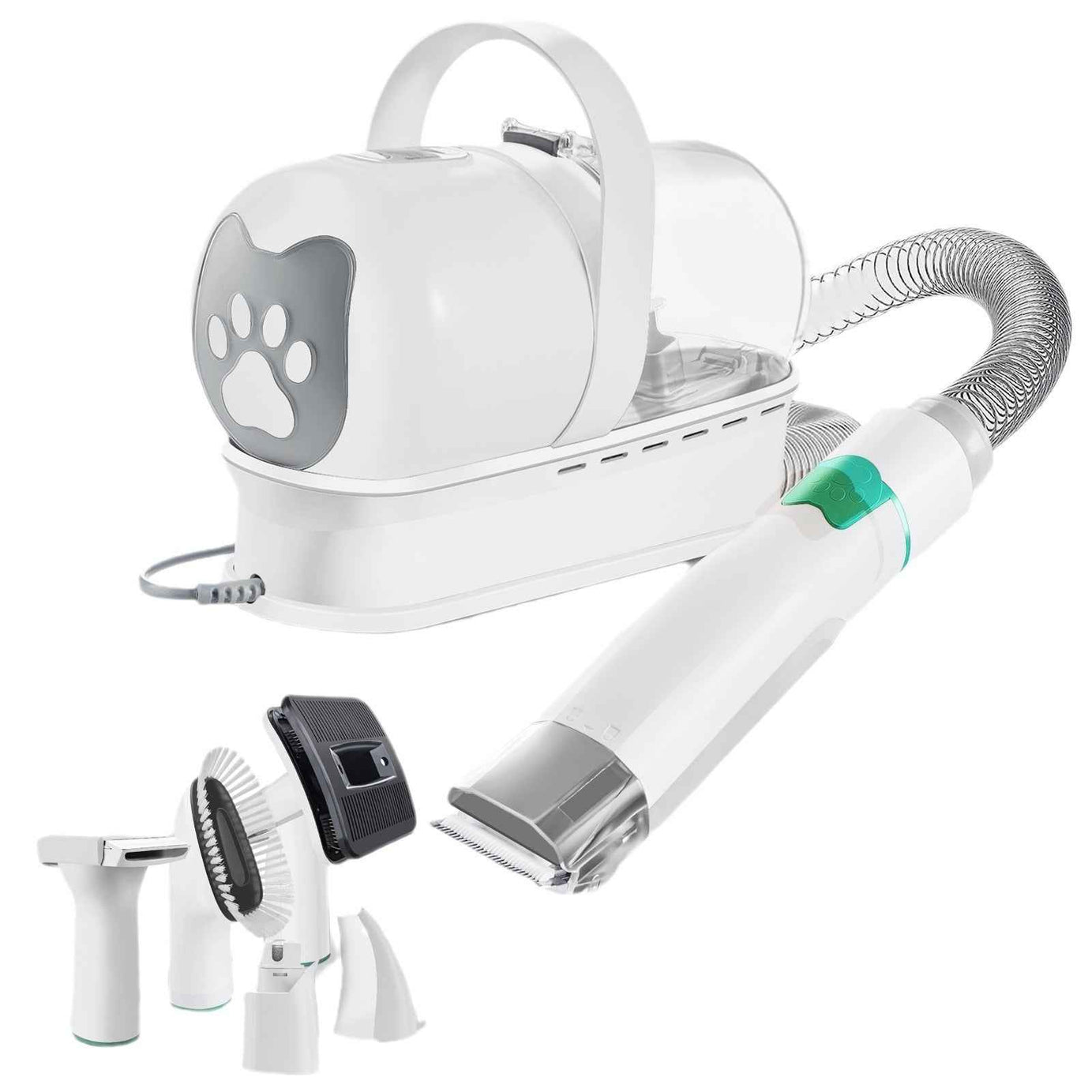 Complete Pet Grooming Kit for Heavy Shedding Dogs - Vacuum