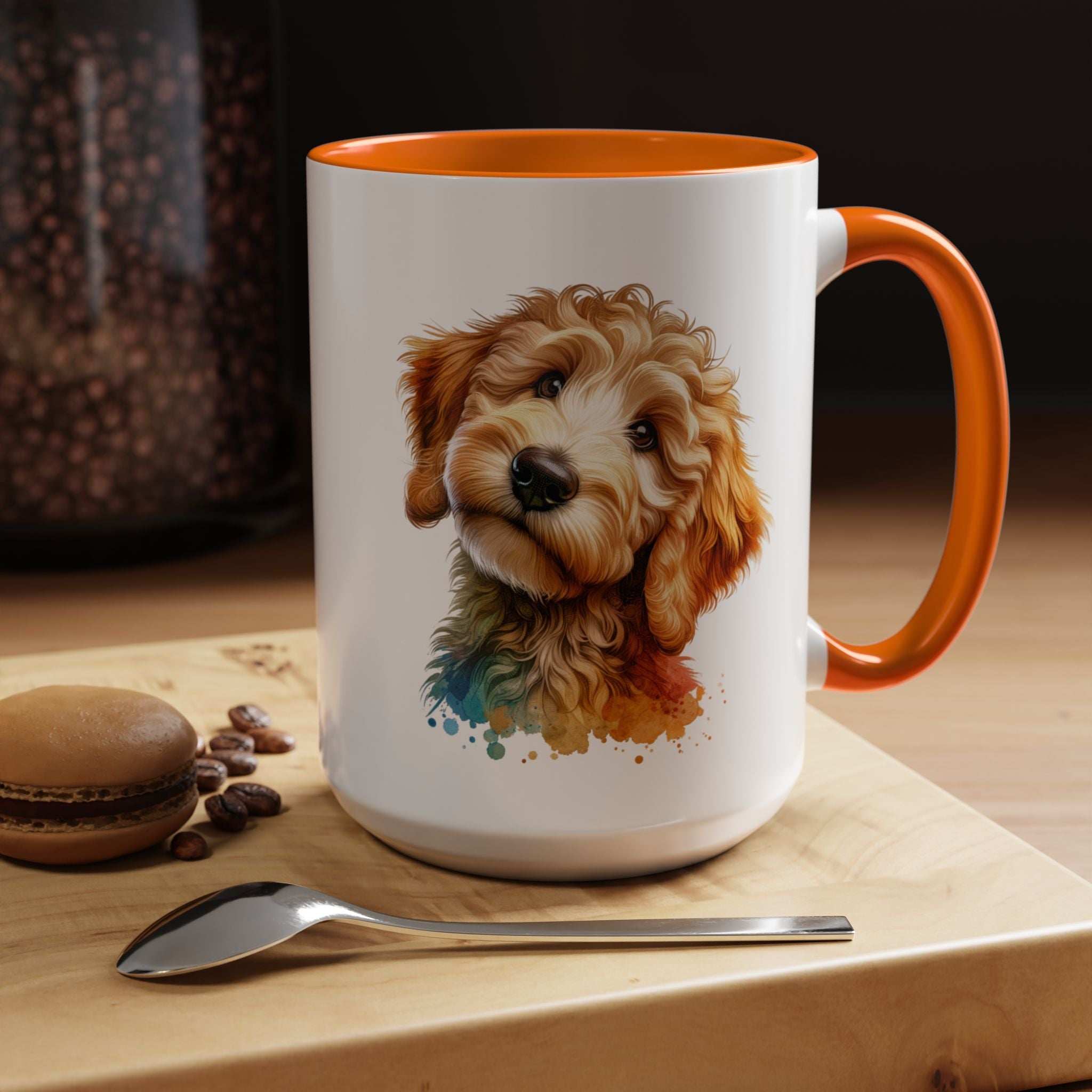 Cute Dog-Themed Accent Coffee Mug - Perfect for Animal Lovers