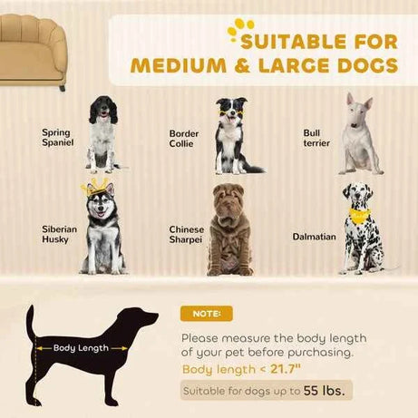 Large Dog Bed - Bolstered Furniture Pet Sofa